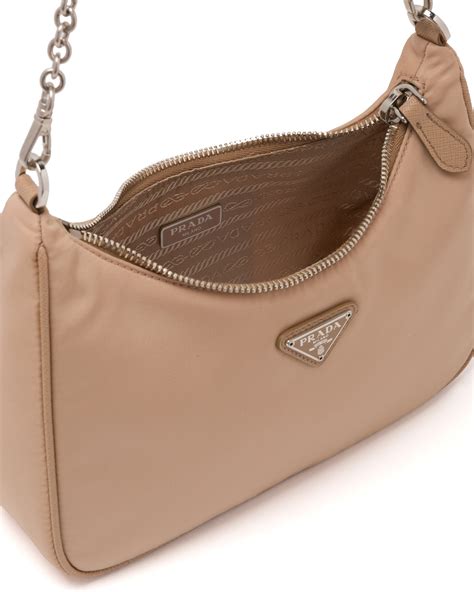 prada re-edition 2005 nylon bag beige|prada re nylon collection.